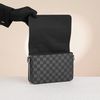 Túi đeo chéo Louis Vuitton Studio Messenger Onyx Damier Infini (New SS) size 23
