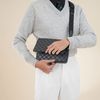 Túi đeo chéo Louis Vuitton Studio Messenger Onyx Damier Infini (New SS) size 23