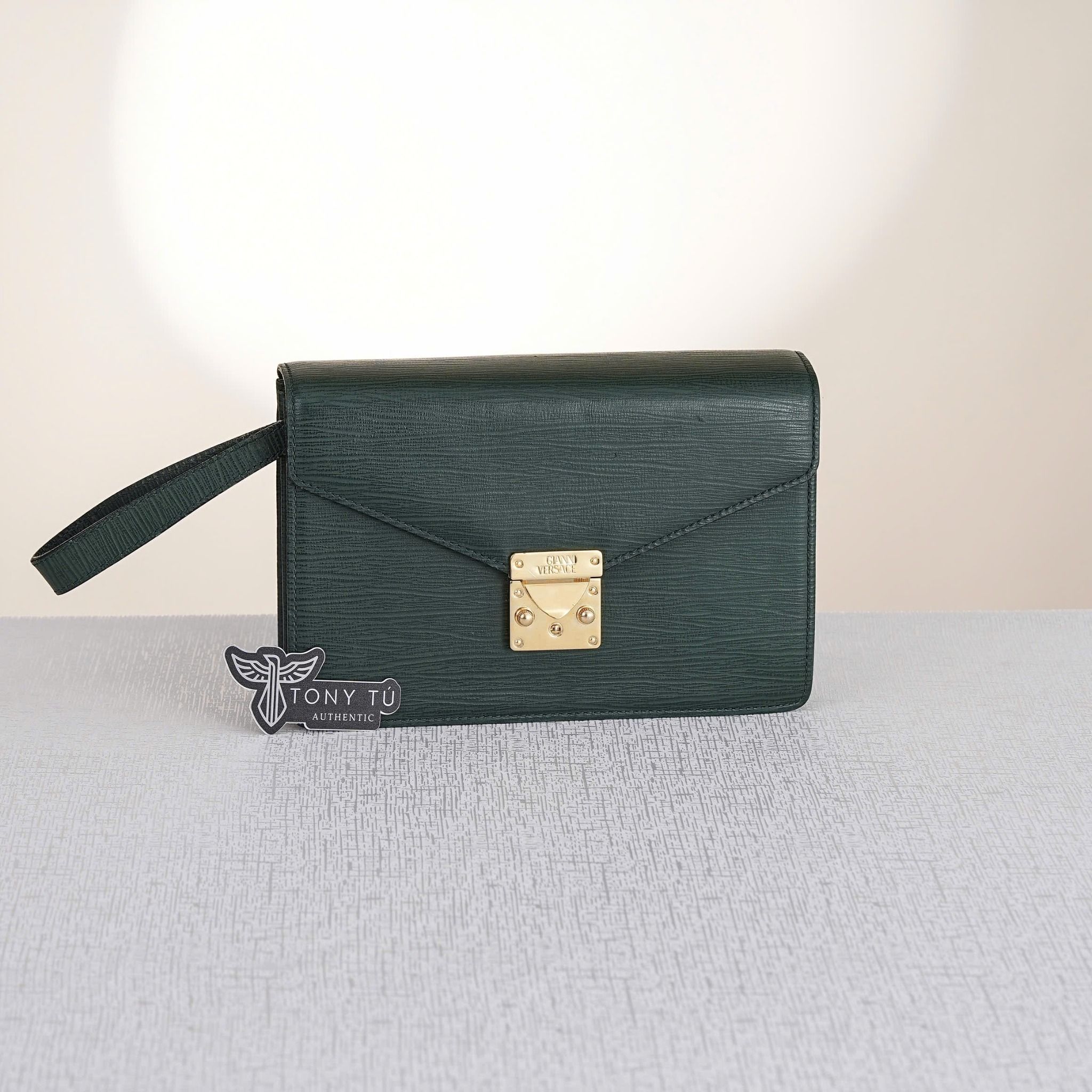 Clutch Versace Gianni Classic Green - TTA4961