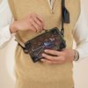 Túi đeo Louis Vuitton Monogram Embroidered Cartoon LV Friends Soft Trunk Phone Box - TTA4766