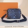 Túi đeo Louis Vuitton Navy Monogram Ink Watercolor Duo Messenger size 25 - TTA4767