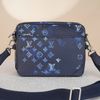 Túi đeo Louis Vuitton Navy Monogram Ink Watercolor Duo Messenger size 25 - TTA4767