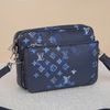 Túi đeo Louis Vuitton Navy Monogram Ink Watercolor Duo Messenger size 25 - TTA4767