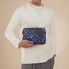 Túi đeo Louis Vuitton Navy Monogram Ink Watercolor Duo Messenger size 25 - TTA4767