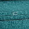 Ví dài Hermès Bearn Bifold Bleu Paon Chèvre Mysore Goatskin - TTA4862