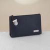 Clutch Bally Switzerland Plaque Navy Blue Cowhide - TTA4883