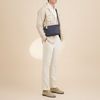 Clutch/ Túi đeo Hermès Pochette Bolittle Veau Evercolor Bleu Nuit size 26 - TTA4854