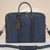 Cặp tài liệu Louis Vuitton Porte-Documents Voyage Navy Bleu Millésime Calfskin size 40 - TTA4760