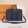 Cặp tài liệu Louis Vuitton Porte-Documents Voyage Navy Bleu Millésime Calfskin size 40 - TTA4760