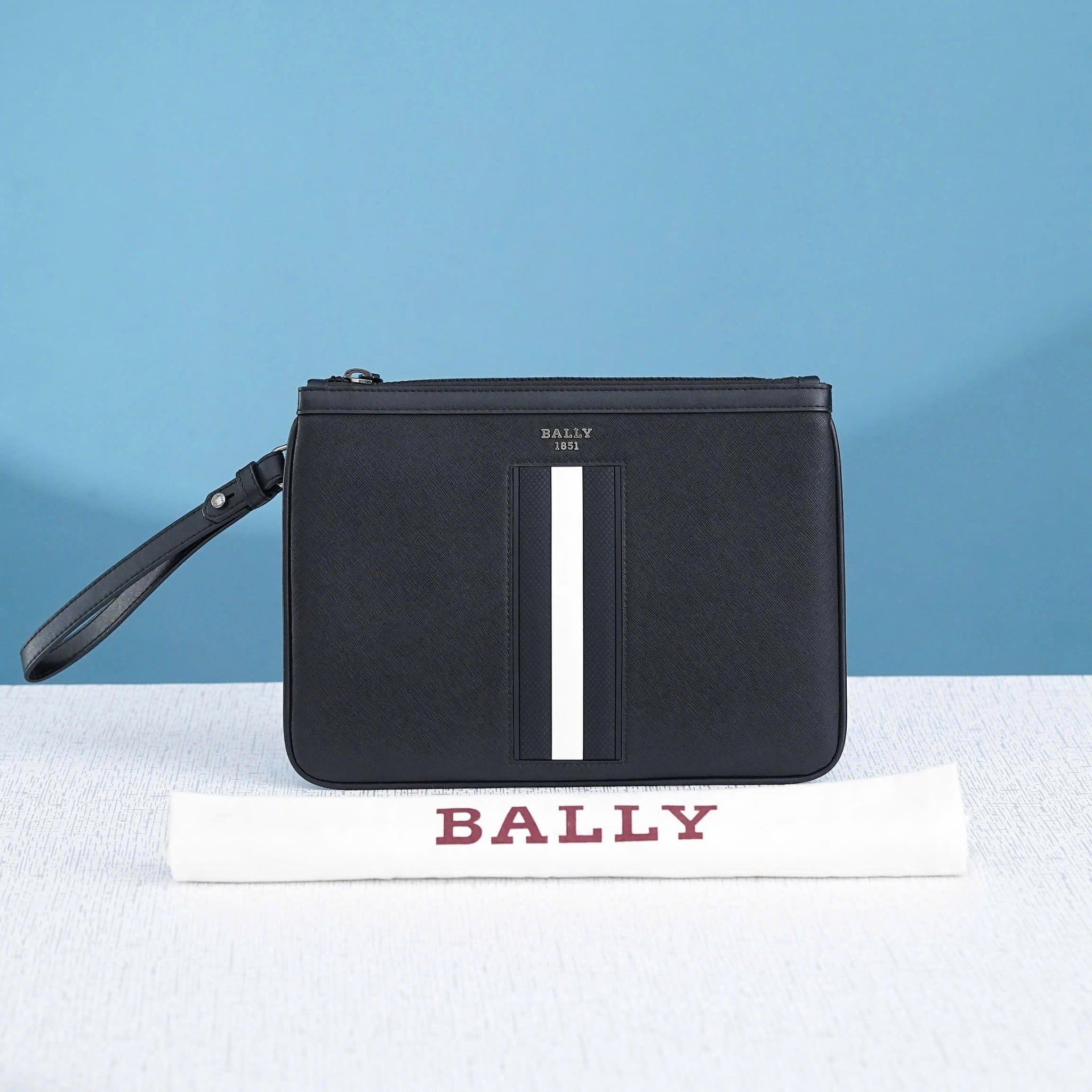 Clutch Bally Monochrome Bollies Striped Bex - TTA4992
