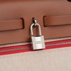 Túi đeo Hermès Herbag Zip Fauve Vache & Orange Mecano Toile Size 31 (nữ) -TTA4786