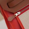 Túi đeo Hermès Herbag Zip Fauve Vache & Orange Mecano Toile Size 31 (nữ) -TTA4786