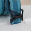 Thắt lưng Louis Vuitton Initiales Denim Damier Canvas size 95 - TTA4993