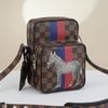 Túi đeo Louis Vuitton Damier Ebene Savane Amazone Chapman size 21