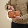 Clutch Burberry London Mini Wash Hybrid Light Brown Cowhide - TTA4930