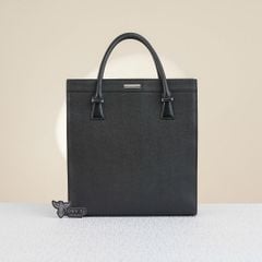 Cặp tài liệu Burberry Tote Black Leather size 31 - TTA4940