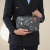 Clutch Louis Vuitton World-Map Toilette GM Damier Graphite (Đen xám)