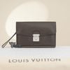 Clutch Louis Vuitton Silver Belaia Brown Taiga (Nâu) - TTA4979