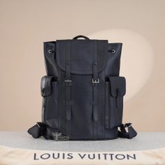 Balo Louis Vuitton Christopher MM Epi Navy Blue (Xanh Navy) size 45