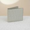 Ví ngắn Gucci Bi-Fold Grey Alligator (Xám)