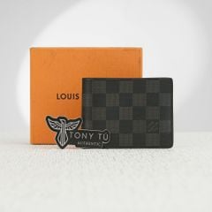 Ví ngắn Louis Vuitton Bi-Fold Damier Graphite (Đen)