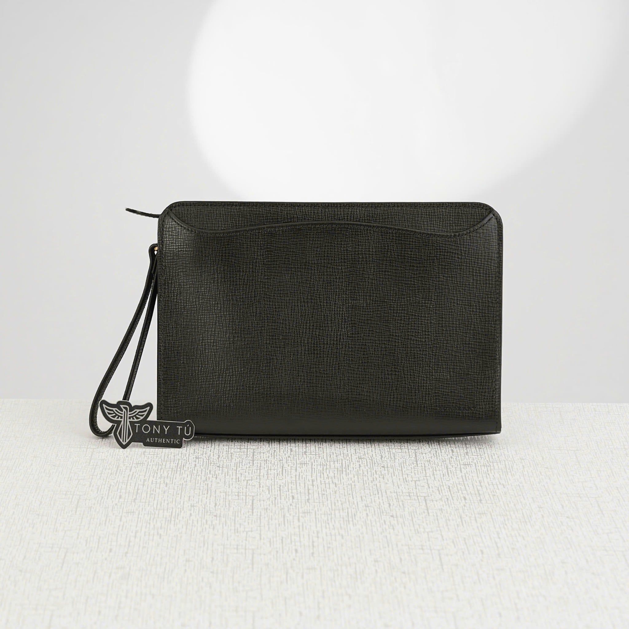 Clutch Burberry London Classic Black Cowhide (Đen) - TTA5006