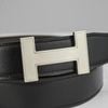 Thắt lưng Hermès H Buckle Reversible Togo/Boxcalf size 110 (Nâu/Đen)
