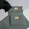 Clutch /Pouch Hermès Kelly Pocket To Go Epsom (Xám) Size 23 (Unisex)