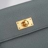 Clutch /Pouch Hermès Kelly Pocket To Go Epsom (Xám) Size 23 (Unisex)
