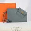 Clutch /Pouch Hermès Kelly Pocket To Go Epsom (Xám) Size 23 (Unisex)