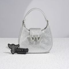 Túi đeo Alexander Wang Mini Hobo Crystal Legacy