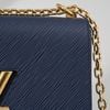 Túi Louis Vuitton Twist MM Indigo Epi (Tím Xanh) size 23 - TTA5115