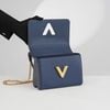 Túi Louis Vuitton Twist MM Indigo Epi (Tím Xanh) size 23 - TTA5115
