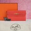 Ví dài Hermès Kelly Epsom Feu Compact