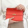 Ví dài Hermès Kelly Epsom Feu Compact