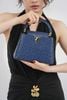 Túi đeo Louis Vuitton Capucines Mini Navy Ostrich - TTA5105