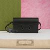 Túi Gucci Mini Azalea Horsebit 1955 Calfskin size 18 (Đen)