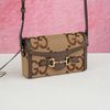 Túi Gucci Mini Jumbo GG Horsebit 1955 Camel Ebony size 18
