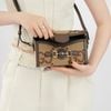 Túi Gucci Mini Jumbo GG Horsebit 1955 Camel Ebony size 18