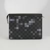 Clutch Louis Vuitton Pochette Voyage MM Karo Grey Damier (Xám Bạc)