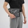 Clutch Louis Vuitton Pochette Voyage MM Karo Grey Damier (Xám Bạc)