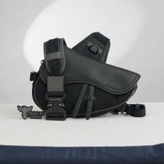 Túi đeo chéo Christian Dior x Sacai Saddle Cowhide Size 26