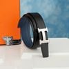 Thắt lưng Hermès H Buckle Reversible Togo/Boxcalf size 95 (Xanh tím/Đen) - TTA5175