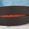 Thắt lưng Hermès H Buckle Reversible Cowhide/Epsom (Nâu/Cam) size 85