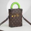 Túi đeo Louis Vuitton Vertical Box Trunk No. 7 Monogram Ebène size 21