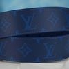 Thắt lưng Louis Vuitton Initiales Reversible Monogram /Taiga (Xanh) size 85 - TTA5179