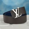 Thắt lưng Louis Vuitton Initiales Reversible Taurillon (Nâu/Xanh Navy) size 100 - TTA5181