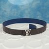 Thắt lưng Louis Vuitton Initiales Reversible Taurillon (Nâu/Xanh Navy) size 100 - TTA5181