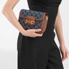 Túi đeo Gucci Blue/Brown GG Horsebit 1955 Edition