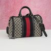 Túi Du Lịch Gucci Boston GG Monogram Web Striped Size 33